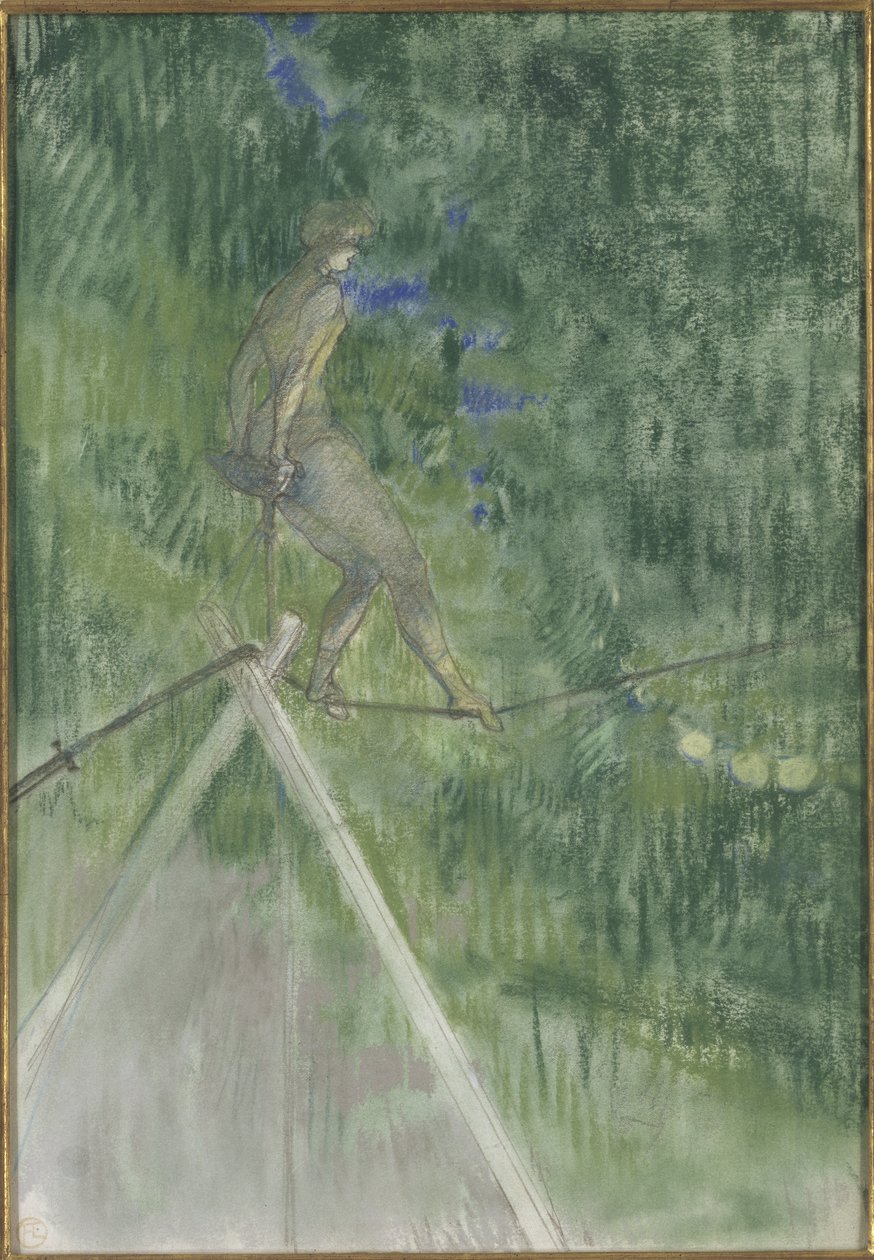 De Koorddanseres door Henri de Toulouse-Lautrec