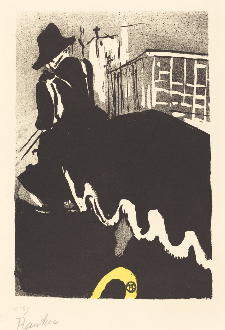 Laatste ballade door Henri de Toulouse Lautrec