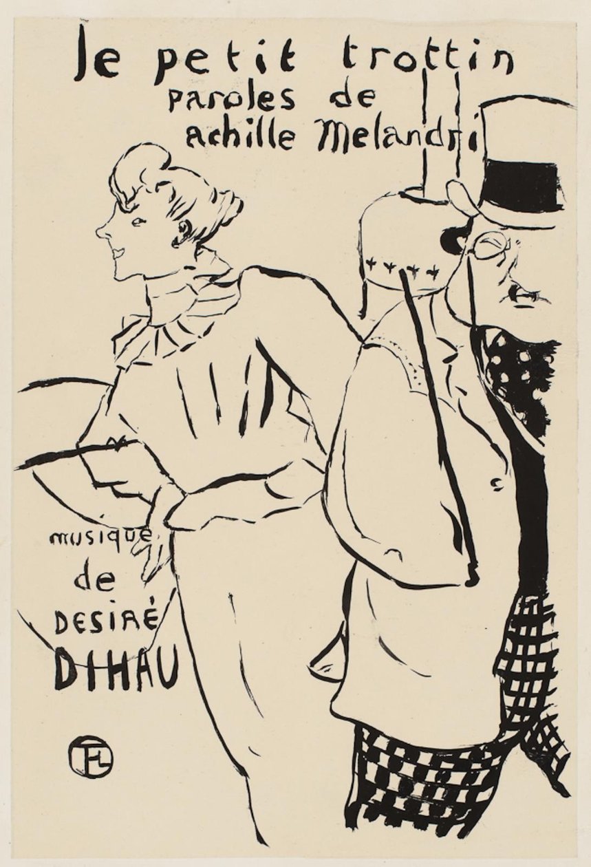 Le Petit Trottin door Henri de Toulouse Lautrec