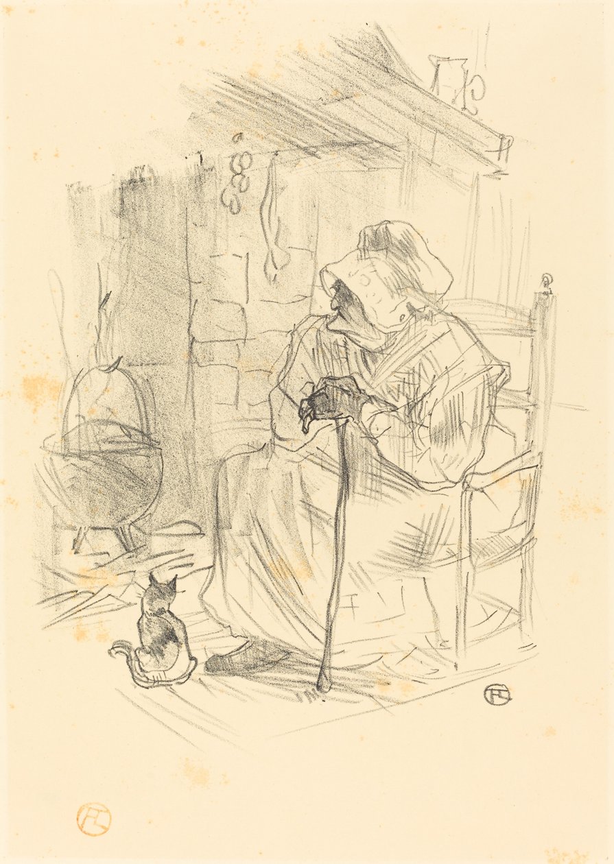 Het Geheim door Henri de Toulouse Lautrec