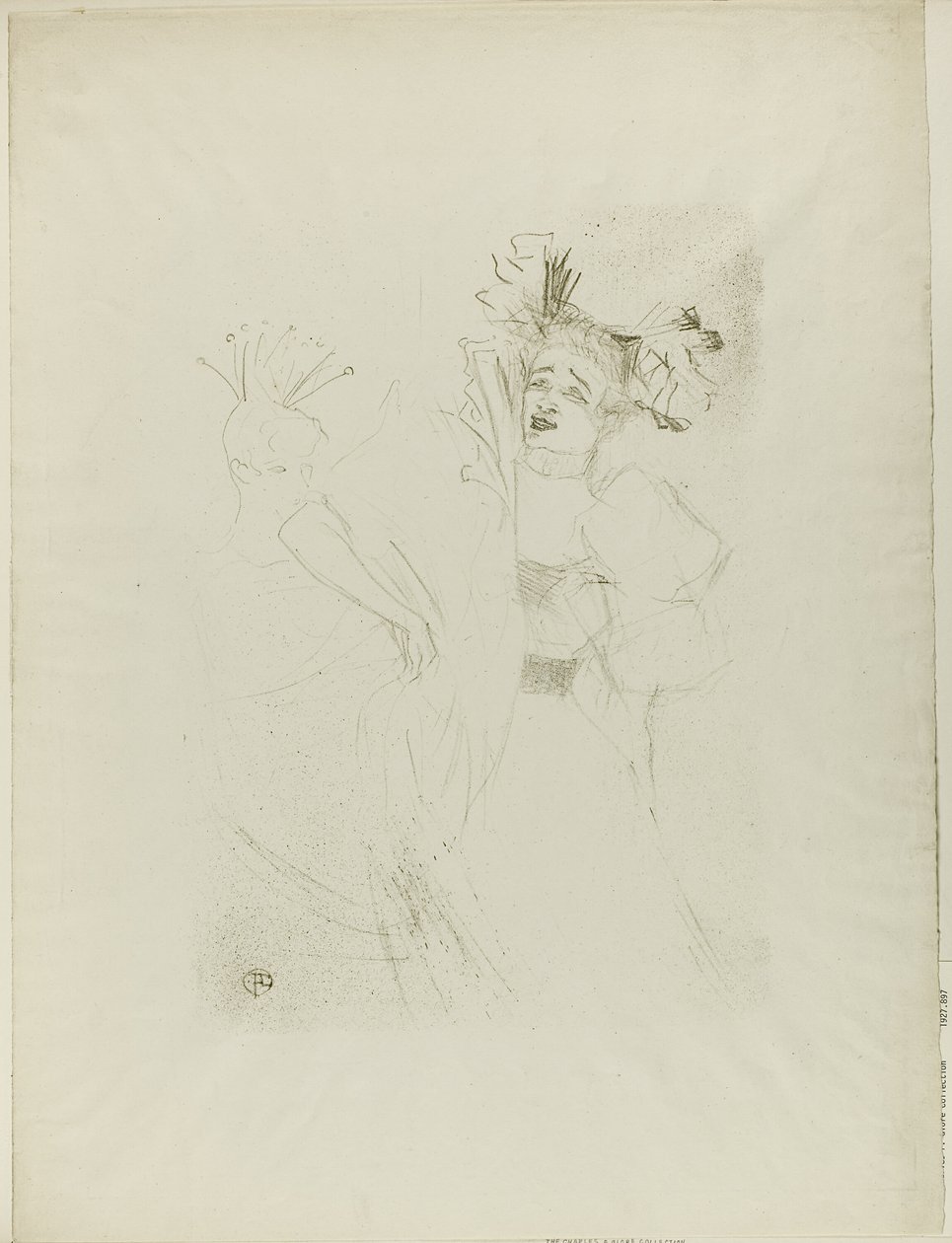 Lender in Chilpéric, Vooraanzicht door Henri de Toulouse Lautrec