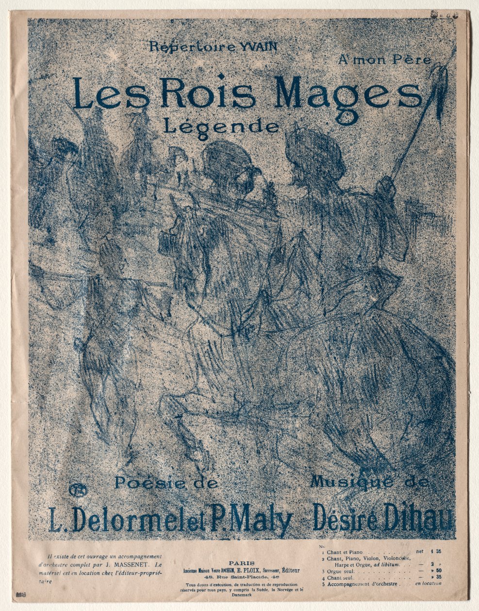 De Wijzen door Henri de Toulouse Lautrec