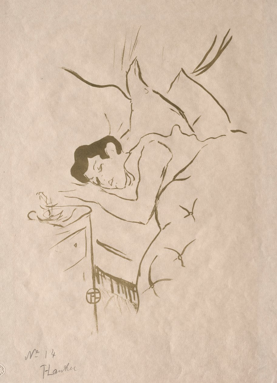 Les Vieilles histoires: Ta Bouche, 1893 door Henri de Toulouse Lautrec