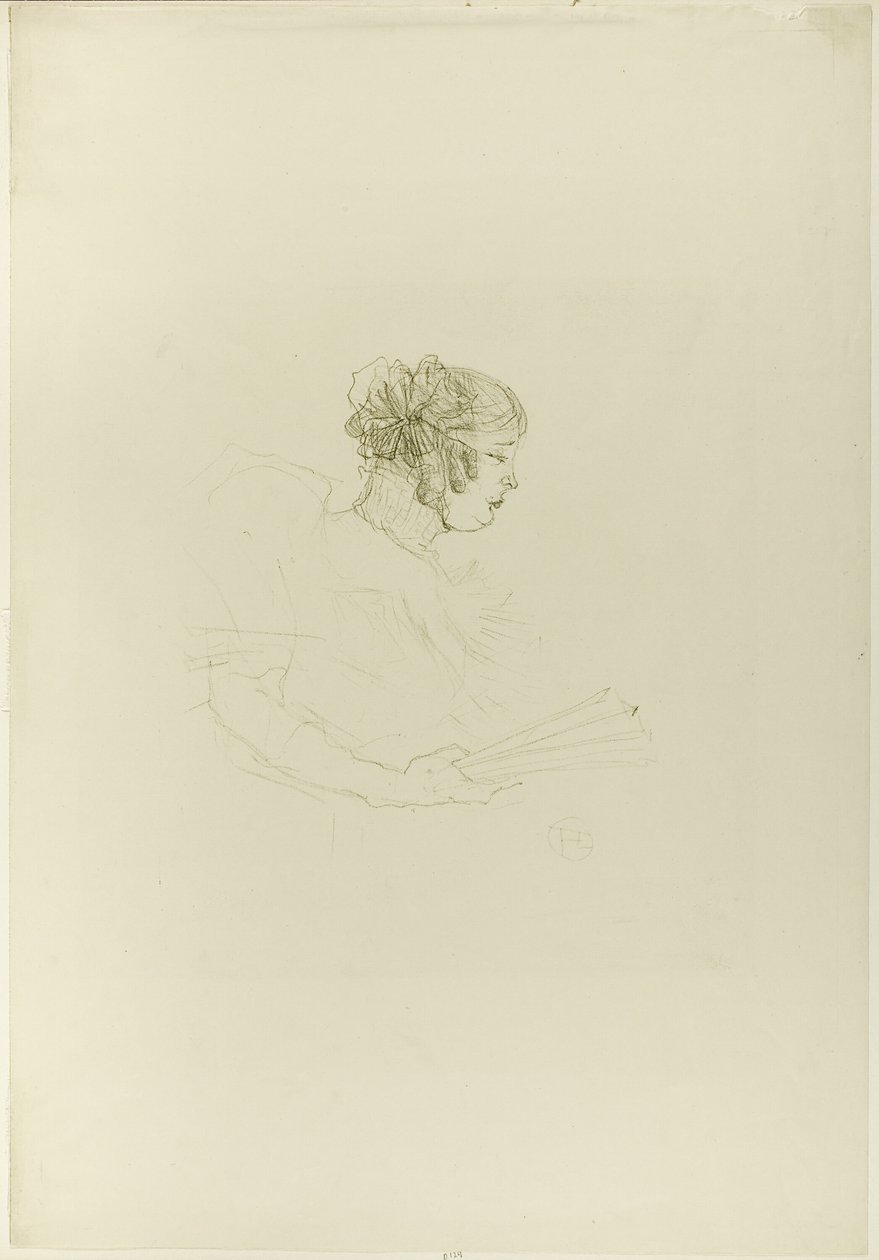 Luce Myrès, in Profiel door Henri de Toulouse Lautrec