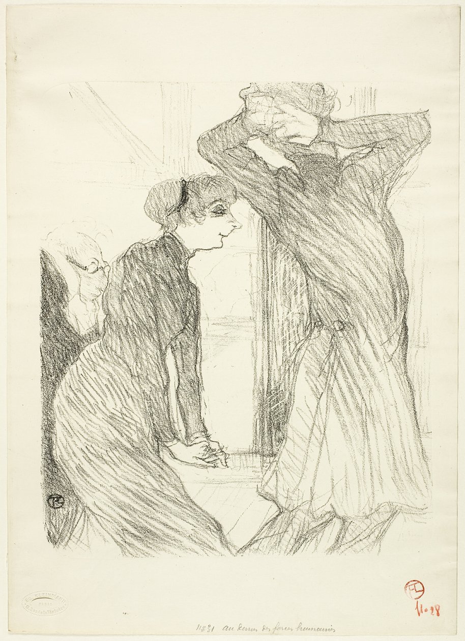 Lugné-Poé en Bady, in "Au-Dessus des Forces Humaines" door Henri de Toulouse Lautrec