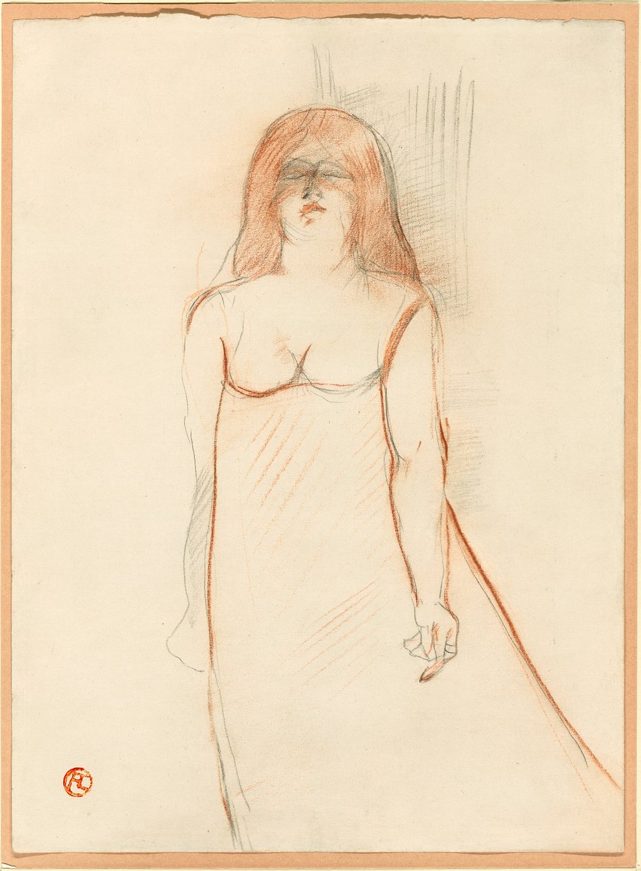 Juffrouw Cocyte door Henri de Toulouse Lautrec