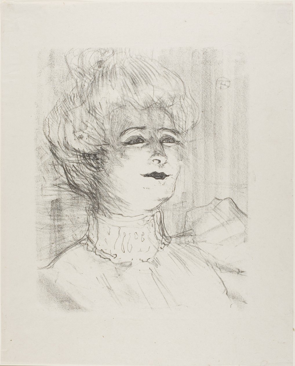 Marie-Louise Marsy, van Treize Lithografieën door Henri de Toulouse Lautrec