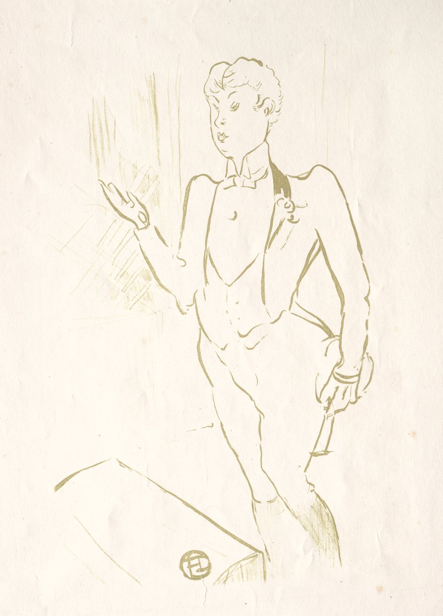 Mary Hamilton door Henri de Toulouse Lautrec