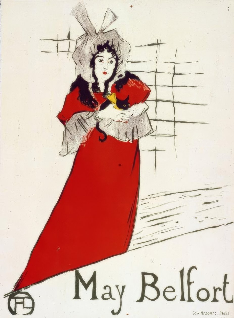 May Belfort door Henri de Toulouse Lautrec