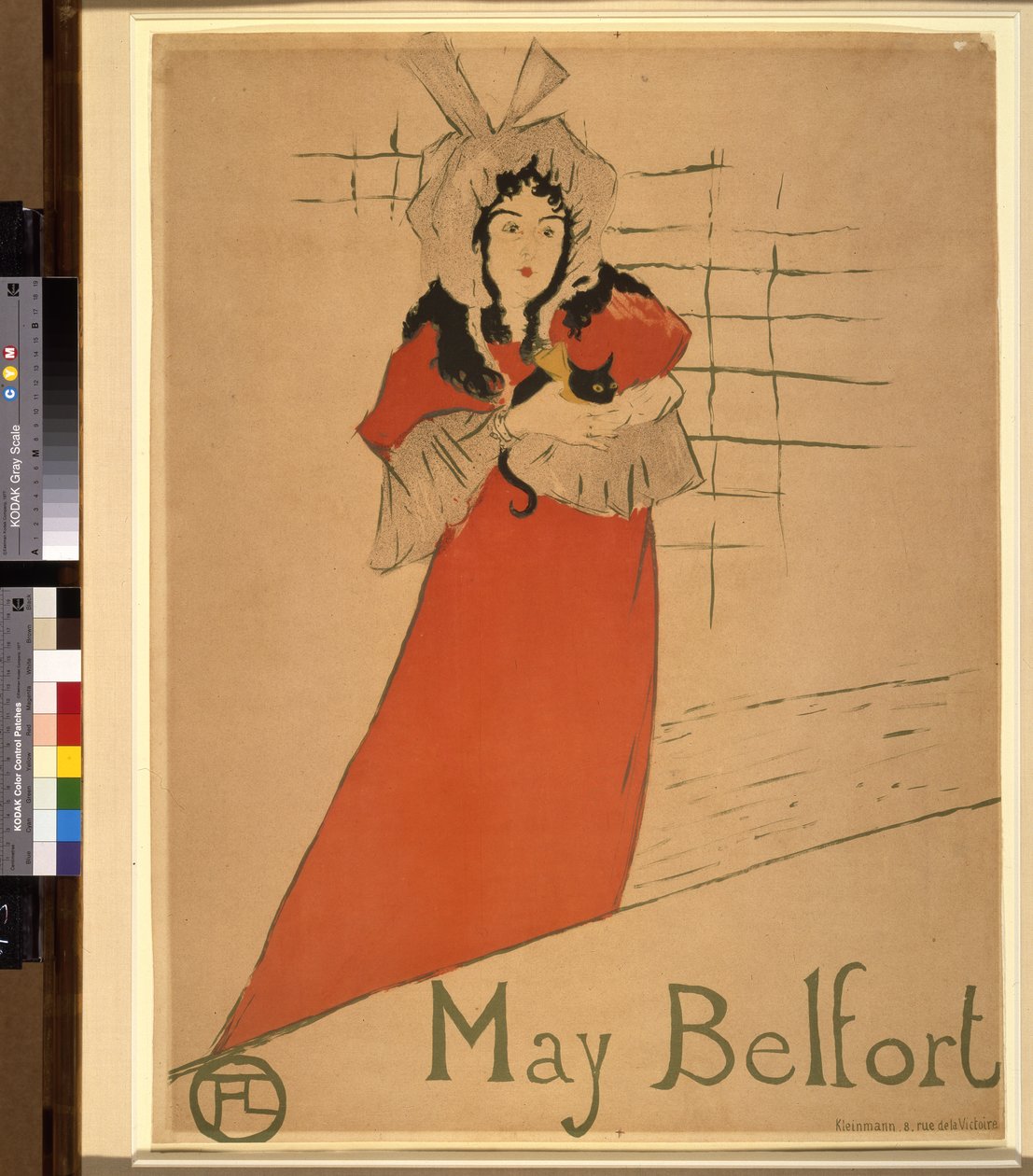 May Belfort, 1895 door Henri de Toulouse Lautrec