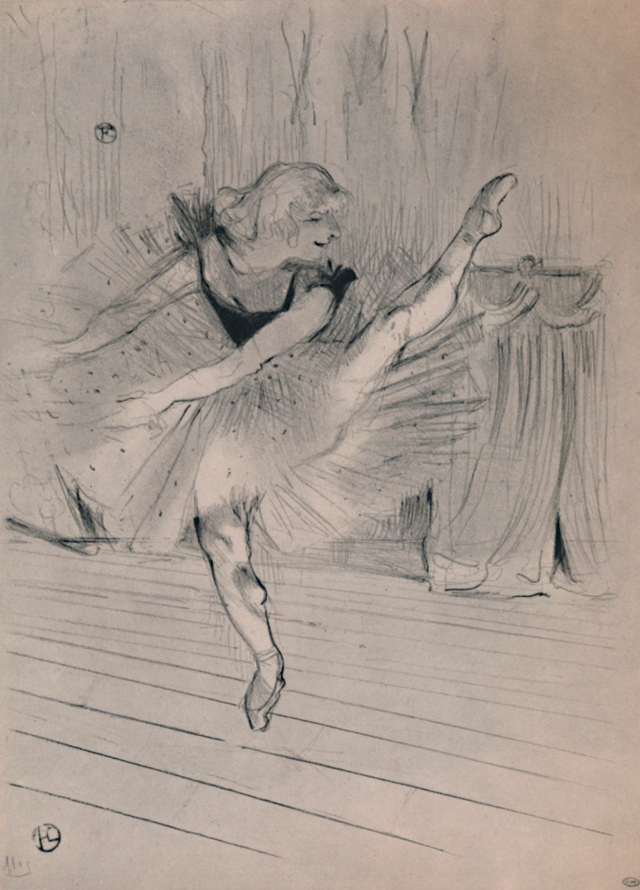 Miss Ida Heath, Engelse danseres, ca. 1894, 1946 door Henri de Toulouse Lautrec