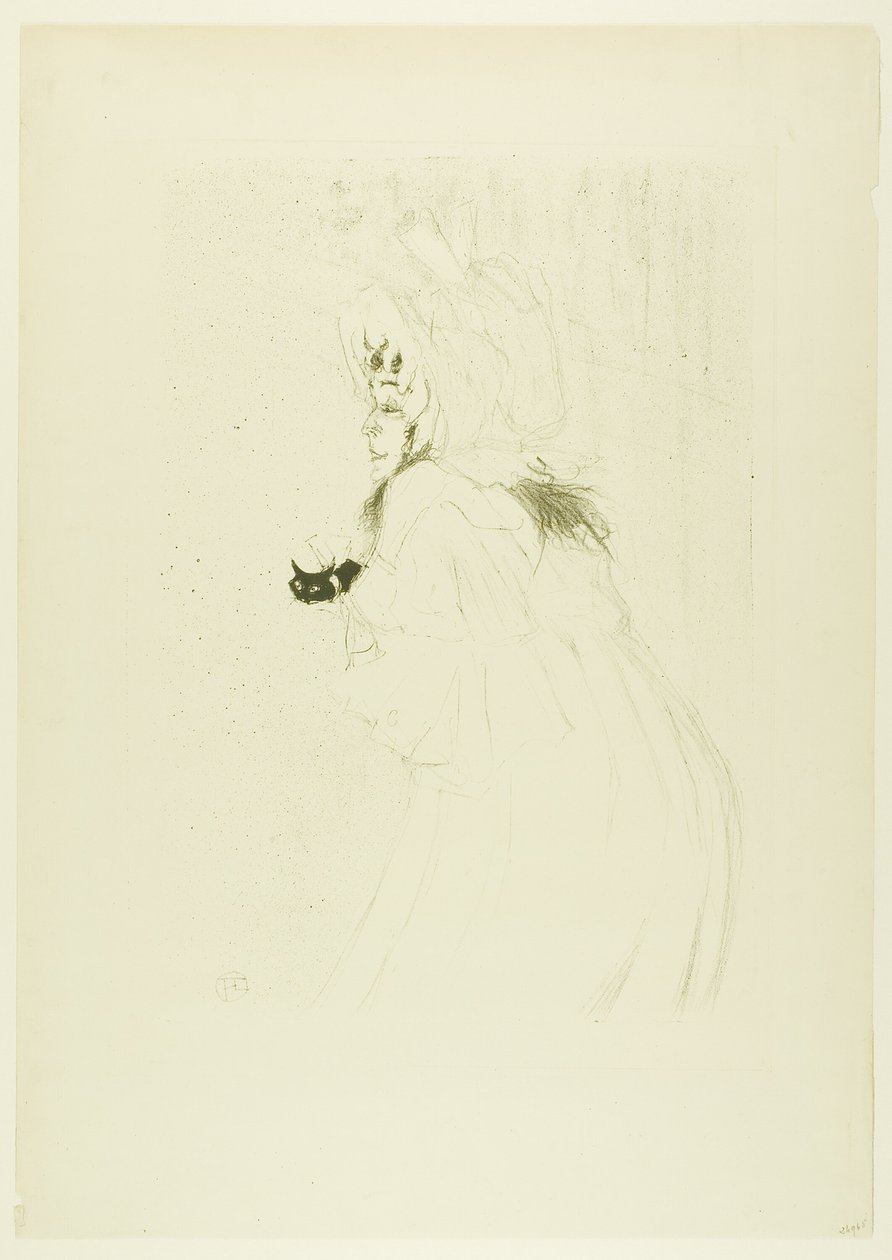 Miss May Belfort die een Buiging Maakt door Henri de Toulouse-Lautrec