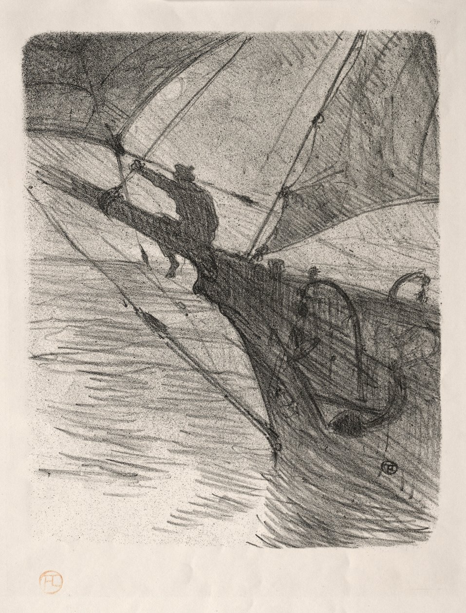 Oceano Nox, 1895 door Henri de Toulouse Lautrec