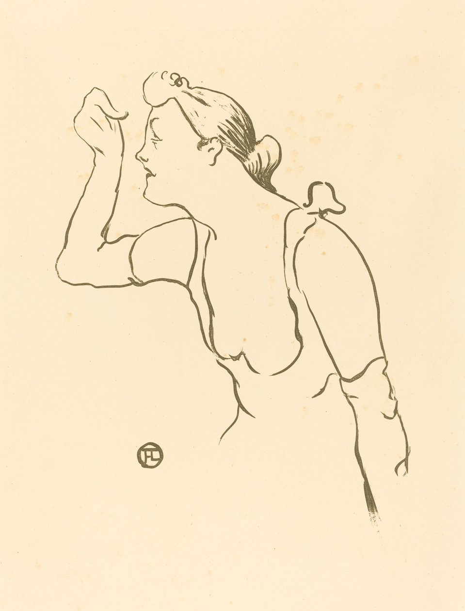 Paula Brébion, 1893 door Henri de Toulouse Lautrec