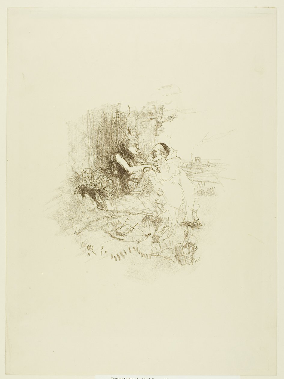 Picknick door Henri de Toulouse Lautrec