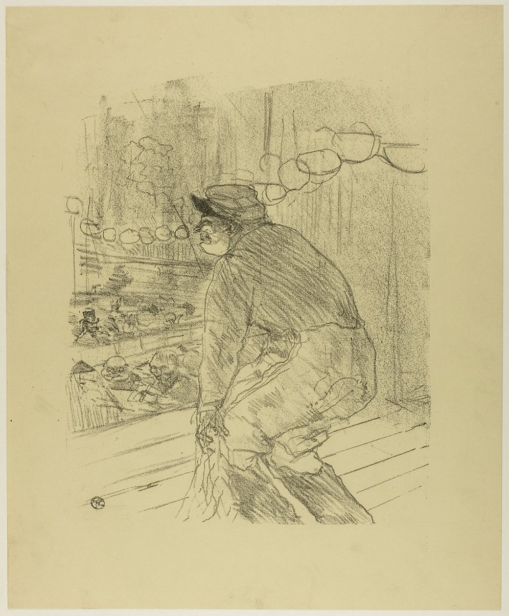 Polin, uit Dertien Lithografieën door Henri de Toulouse Lautrec