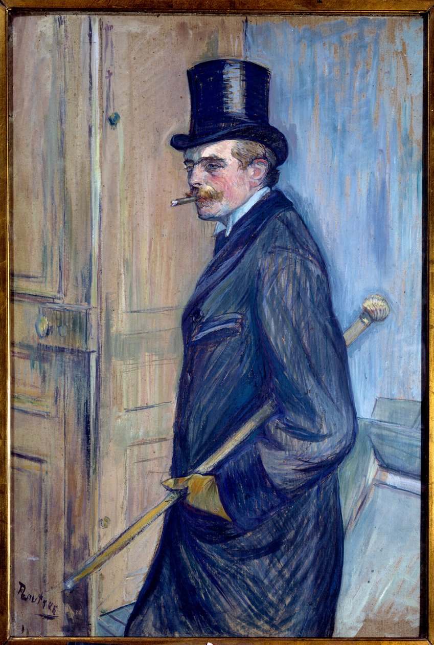 Portret van Louis Pascal (1864-1901) door Henri de Toulouse Lautrec