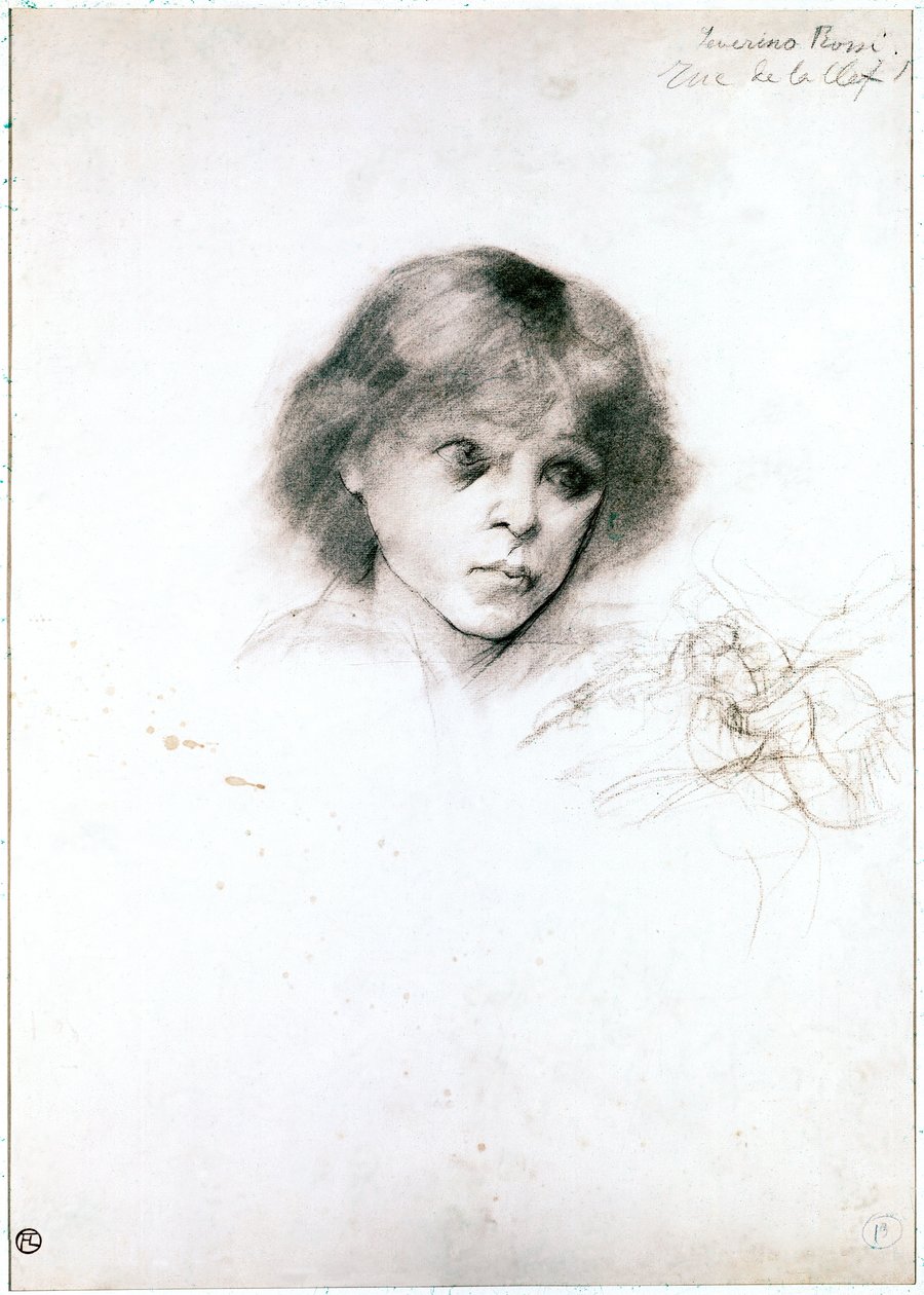 Portret van Severino Rossi door Henri de Toulouse-Lautrec