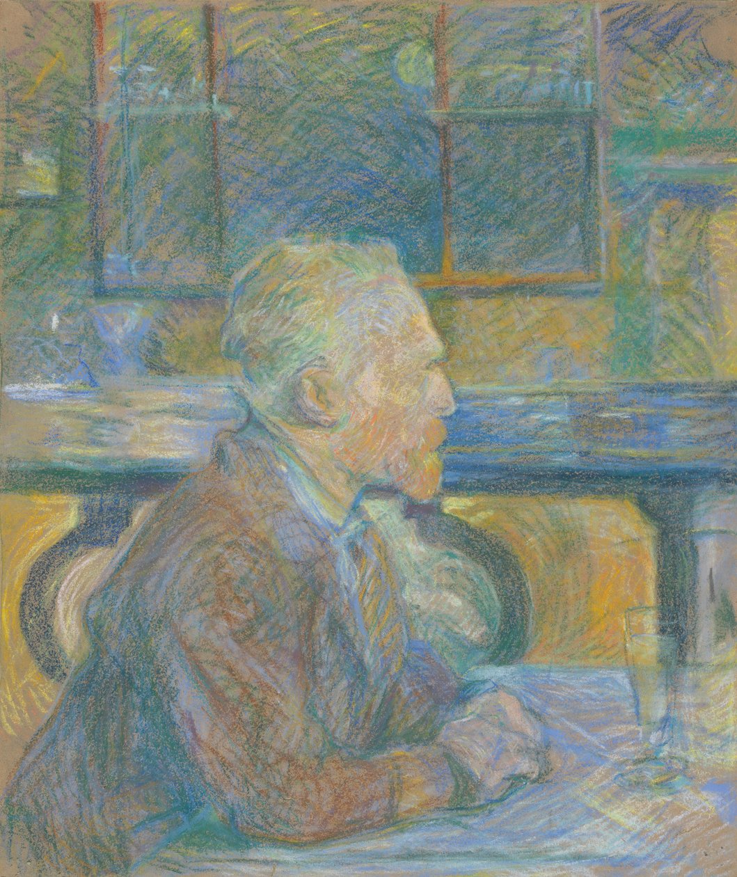 Portret van Vincent van Gogh, 1887 door Henri de Toulouse Lautrec