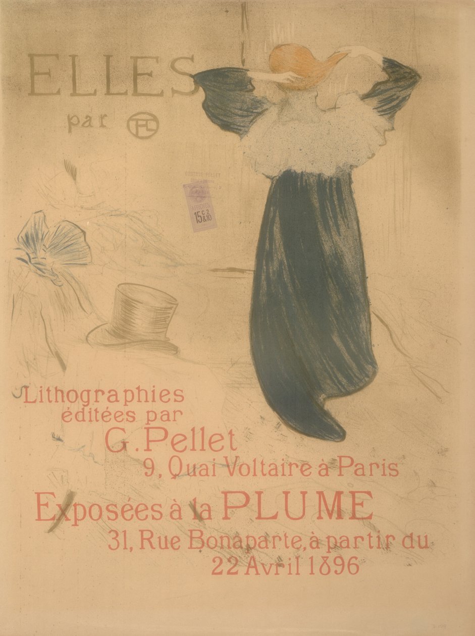 Poster voor Elles, 1896 door Henri de Toulouse Lautrec