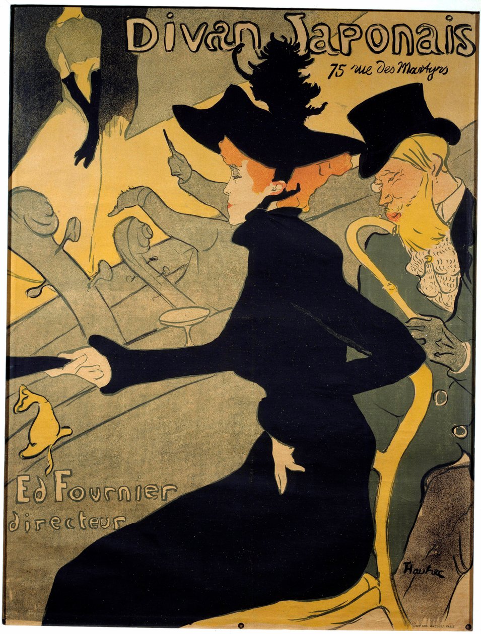 Poster voor het Parijse cabaret 