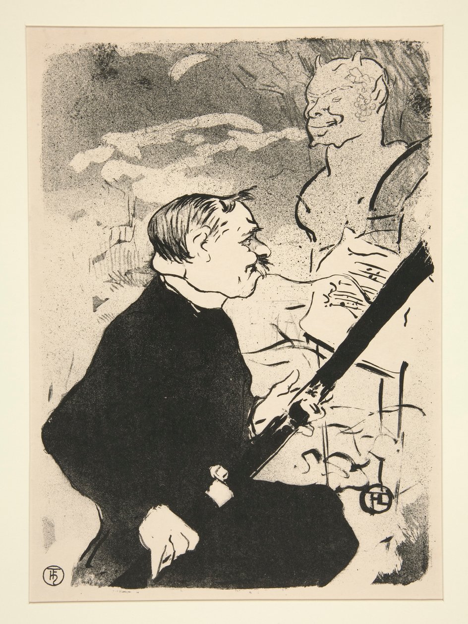 Voor jou! door Henri de Toulouse Lautrec