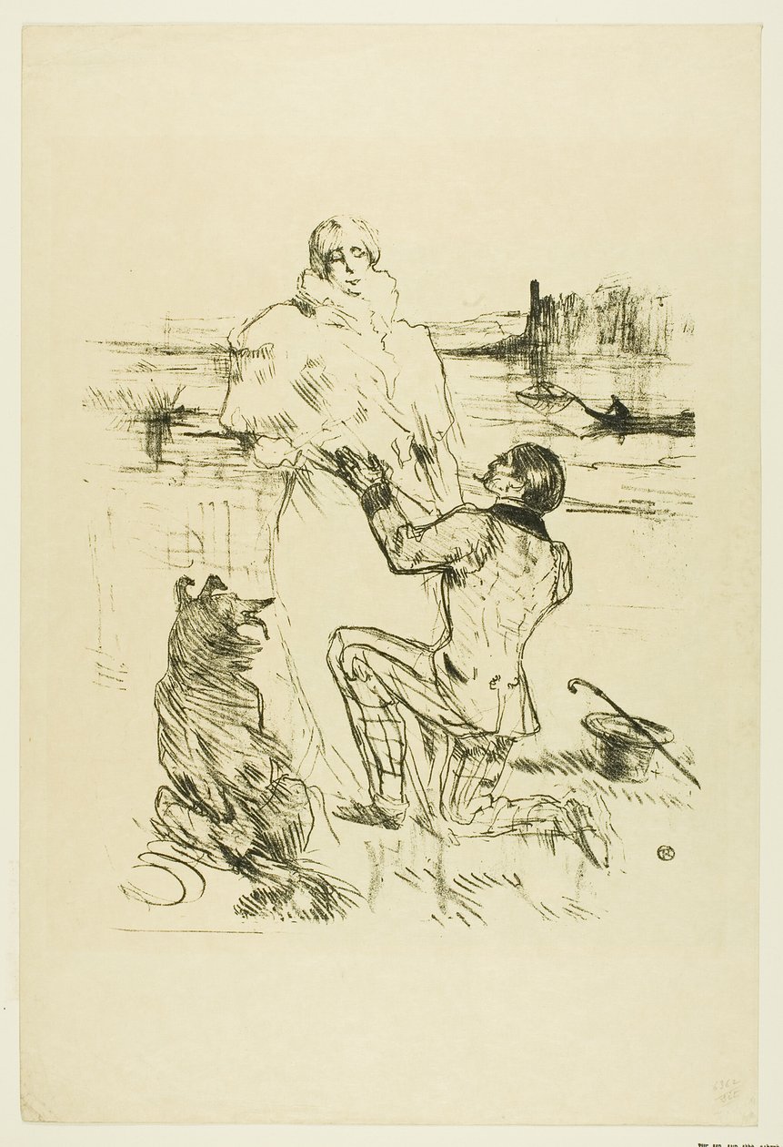 Voorstel (eerste plaat) door Henri de Toulouse Lautrec