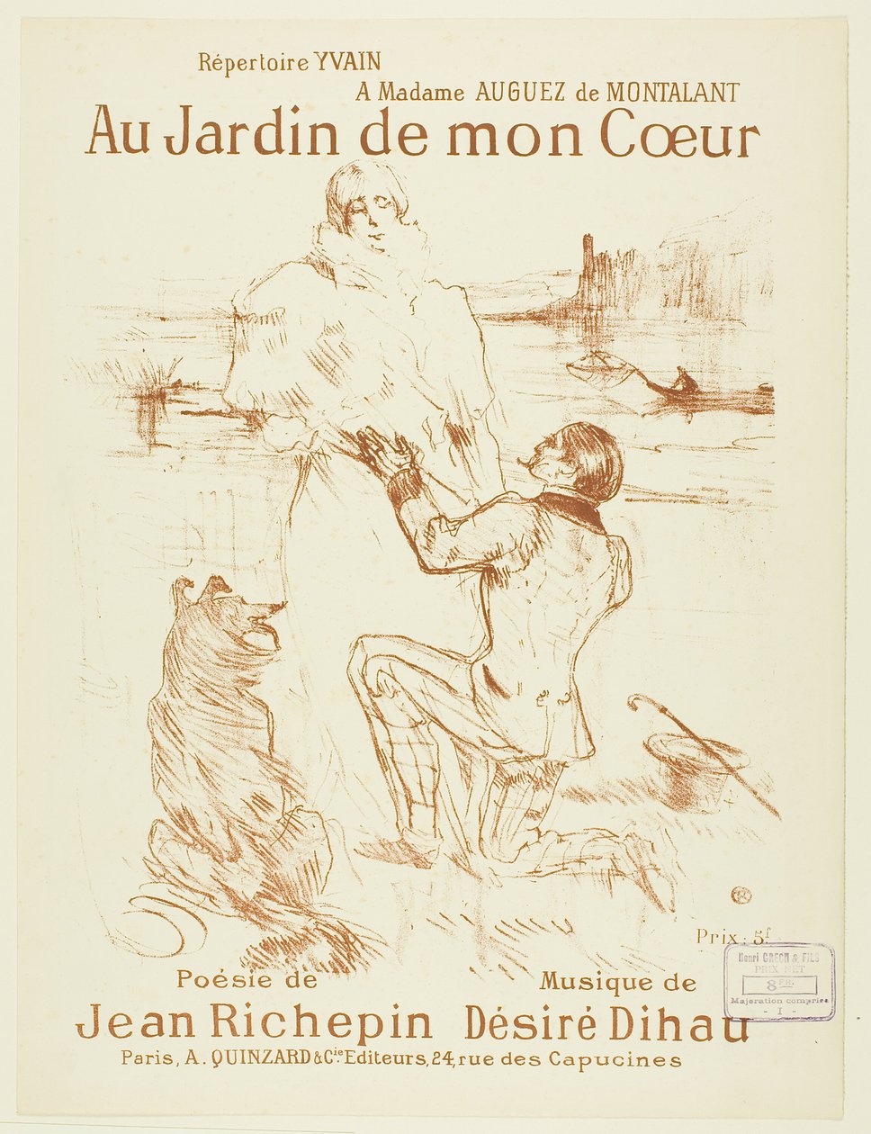 Voorstel (eerste plaat) door Henri de Toulouse Lautrec