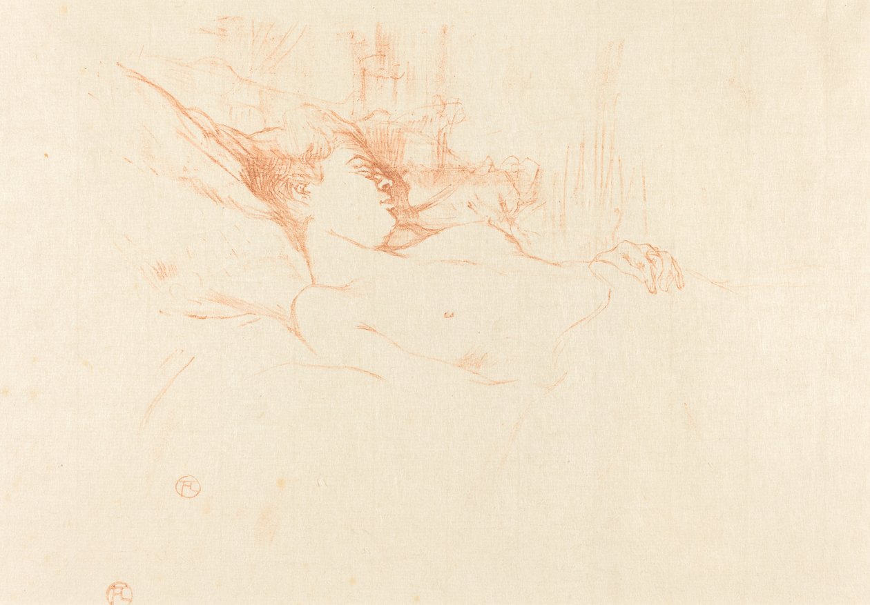 Slaap door Henri de Toulouse Lautrec