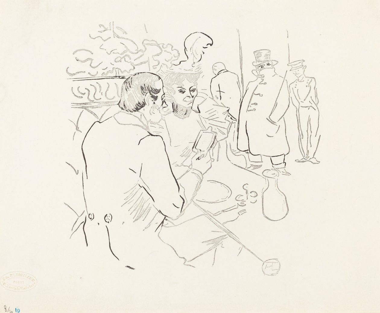 Snobisme door Henri de Toulouse-Lautrec