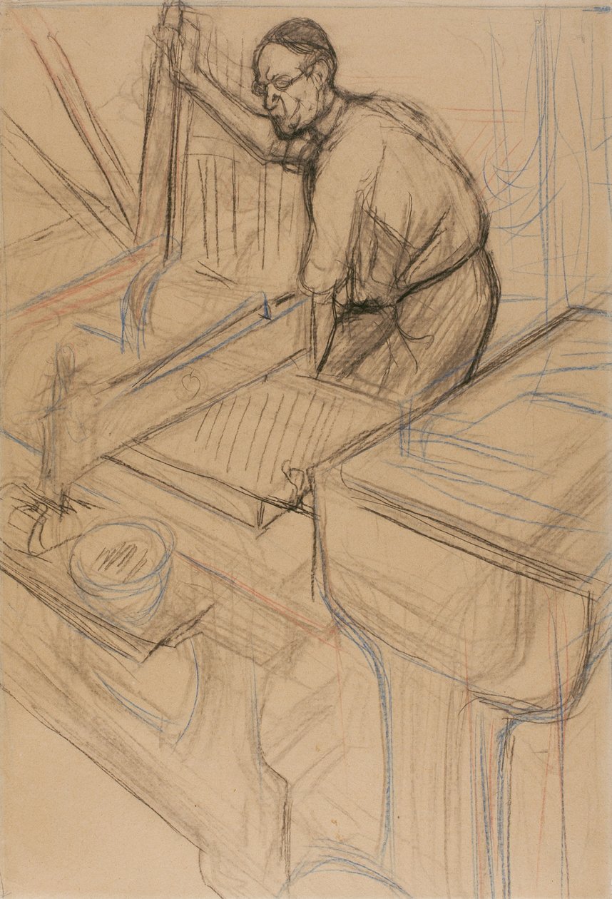 Studie door Henri de Toulouse Lautrec