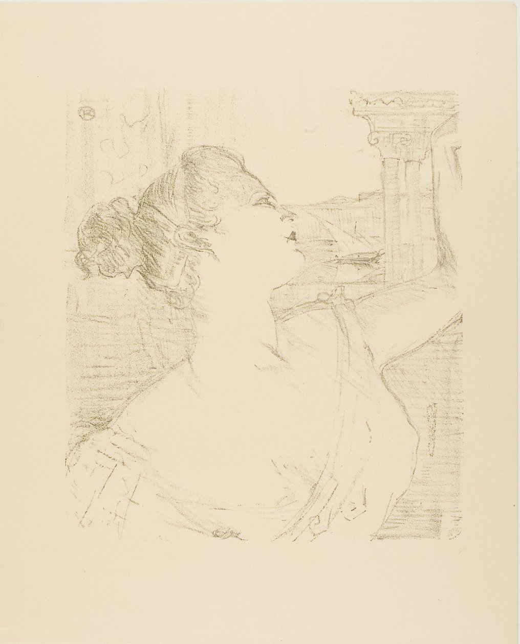 Sybil Sanderson, uit Dertien Lithografieën door Henri de Toulouse Lautrec