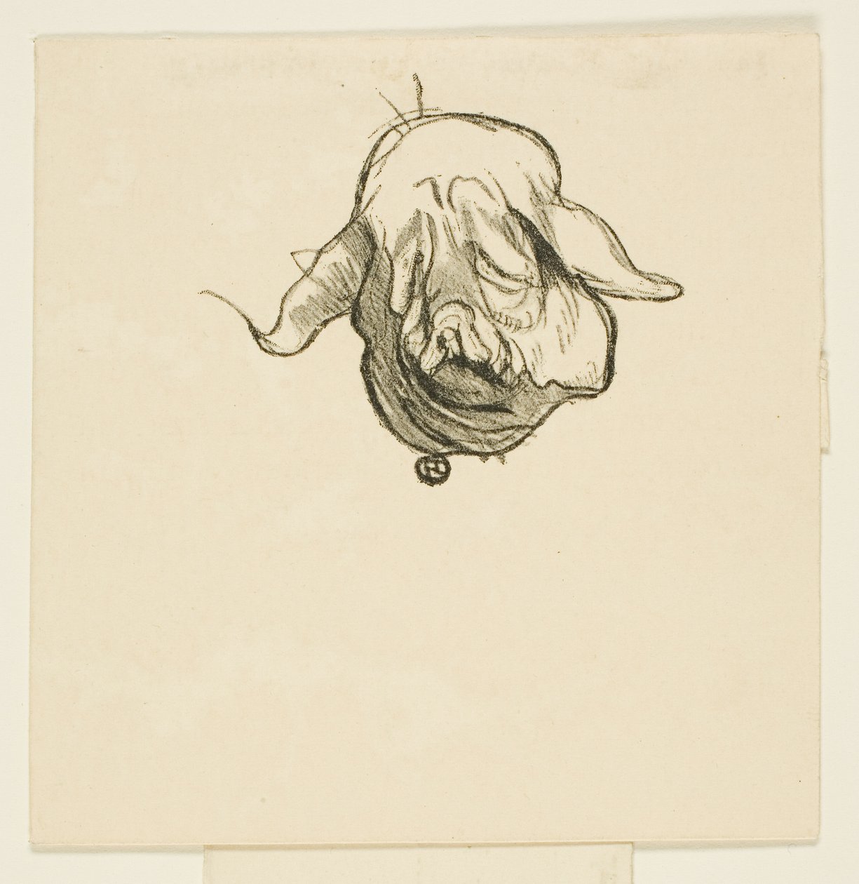 Vignet uit Au Pied du Sinaï door Henri de Toulouse Lautrec