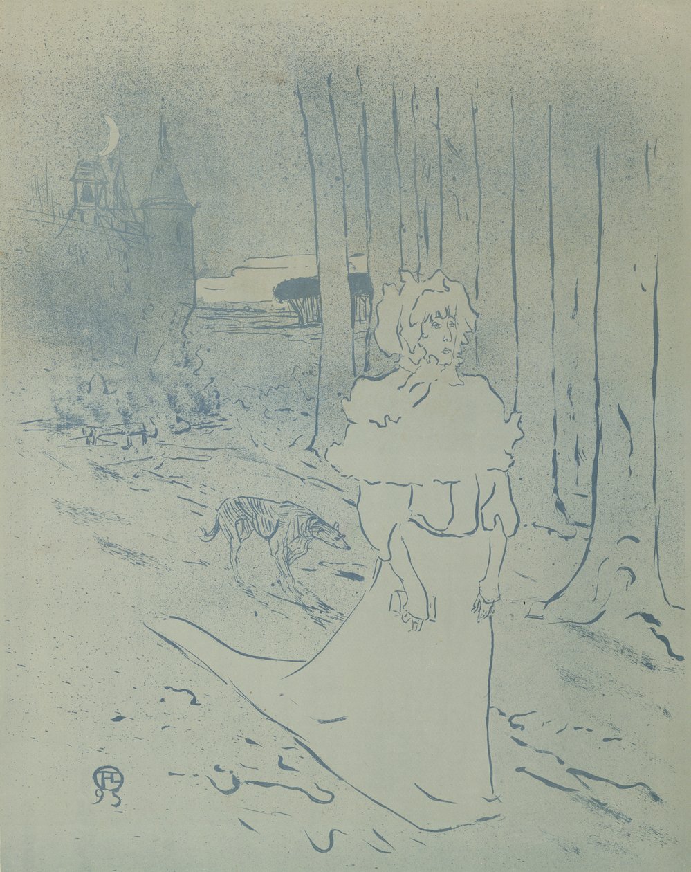 De Alarmbel, 1895 door Henri de Toulouse Lautrec