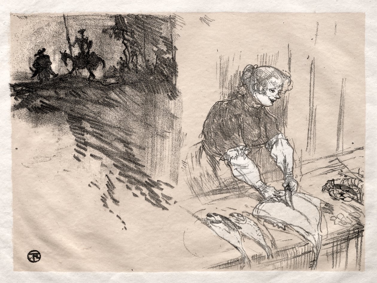 De korte vreugden: Omslag door Henri de Toulouse Lautrec