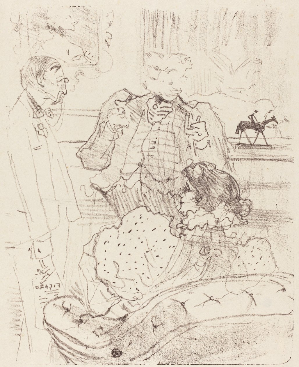 De boete, 1897 door Henri de Toulouse Lautrec