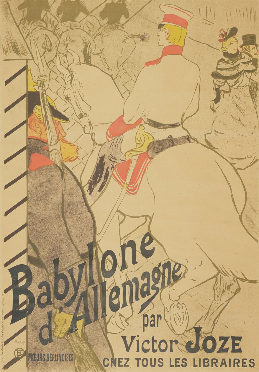 Het Duitse Babylon, 1894 door Henri de Toulouse Lautrec