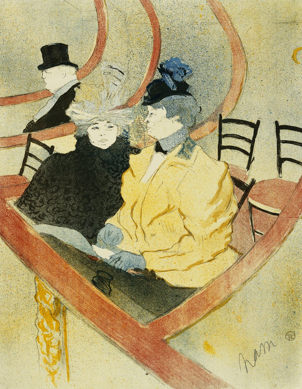 De Grote Lodge, 1896-7 door Henri de Toulouse Lautrec