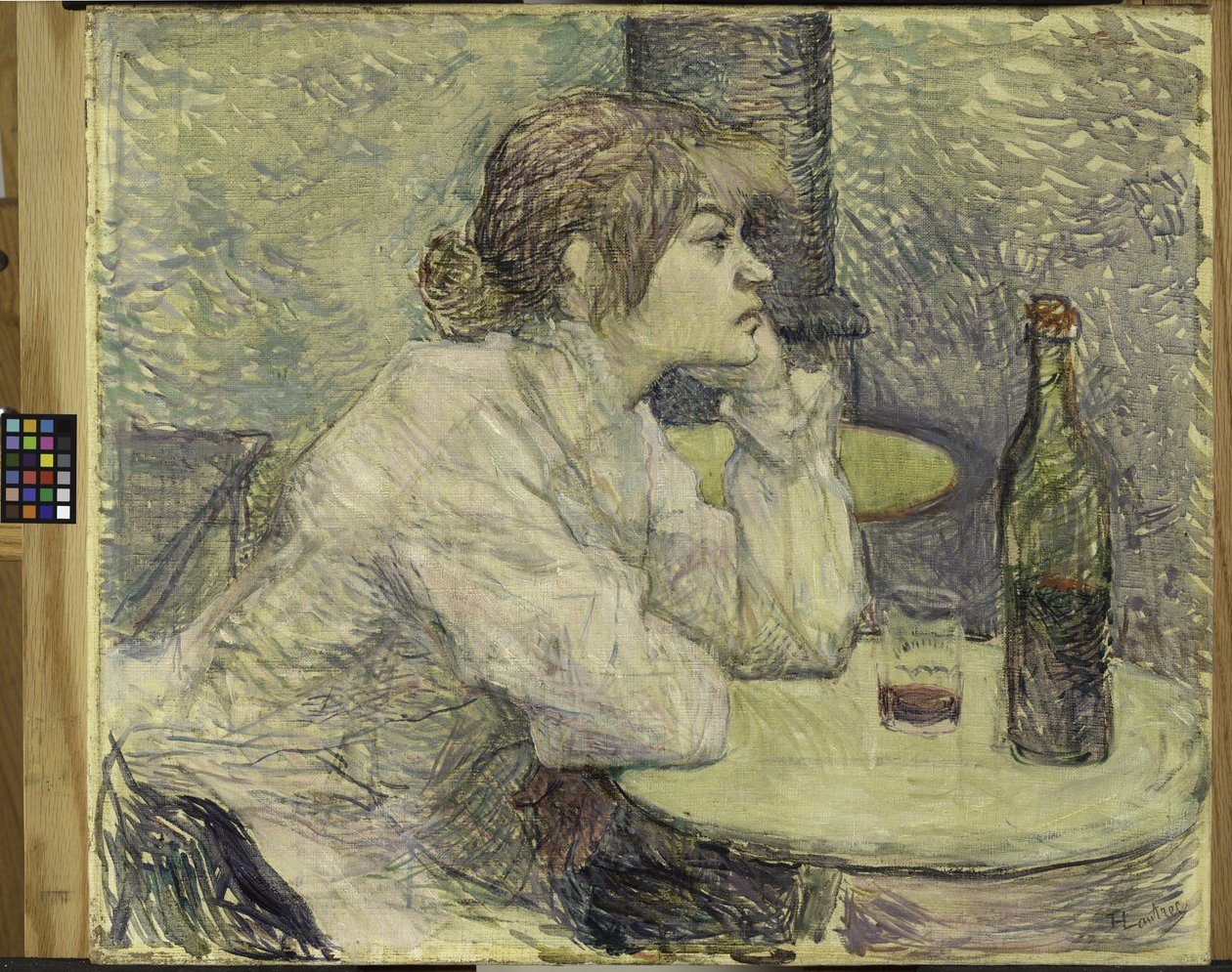 De kater (Suzanne Valadon) 1887-89 door Henri de Toulouse Lautrec