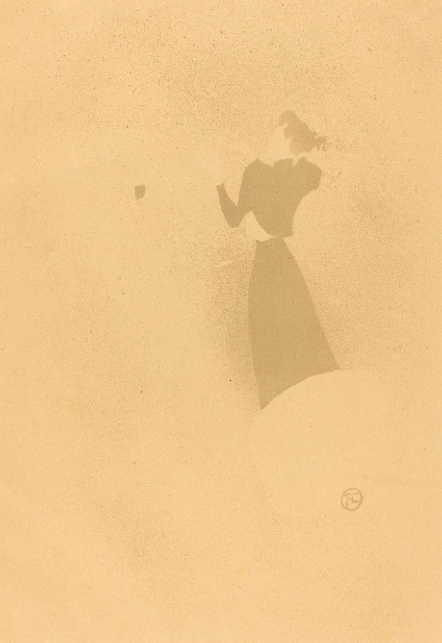 De hoedenmaakster La Modiste - Renée Vert, 1893 door Henri de Toulouse Lautrec