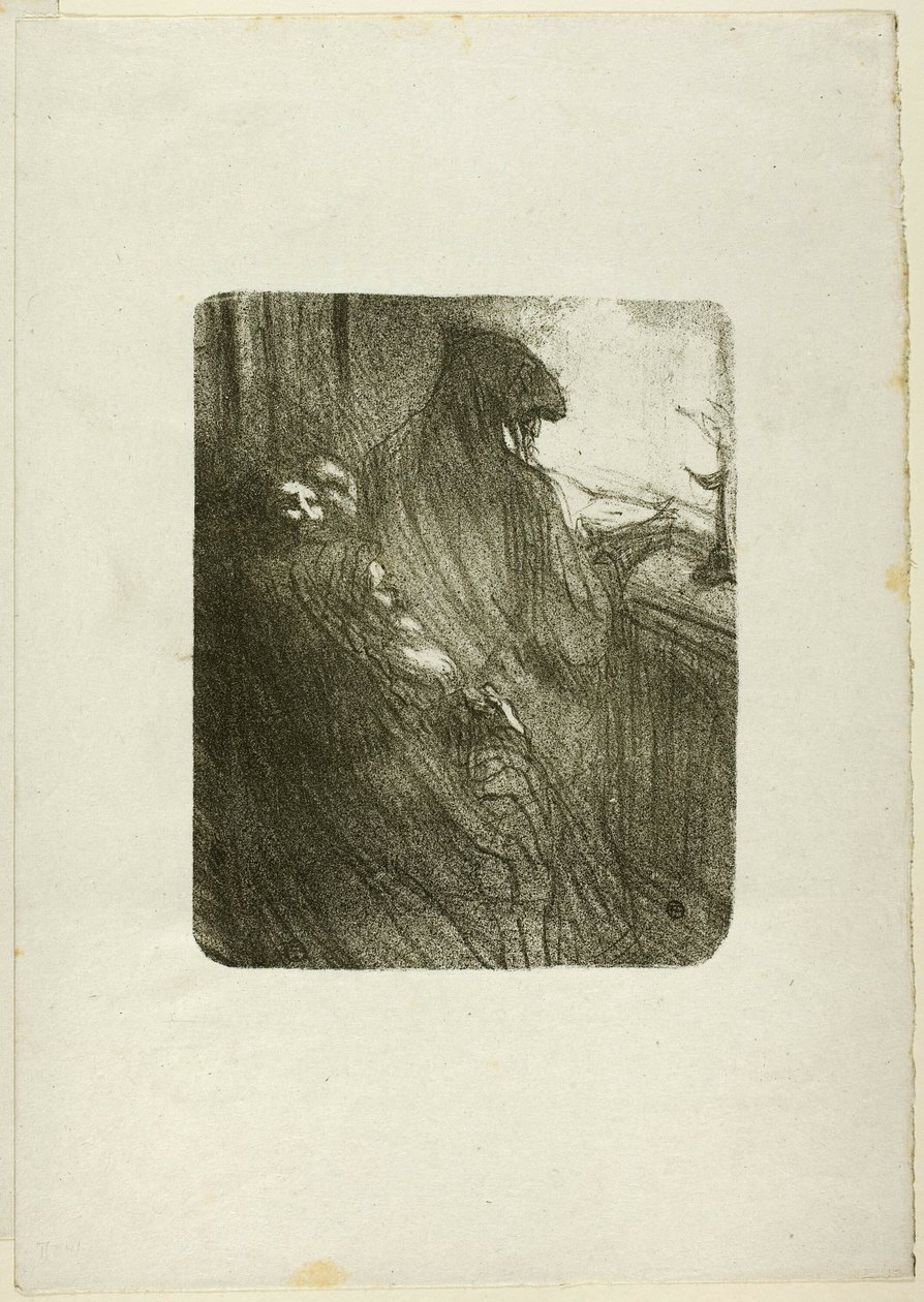 Het gebed van de Poolse Joden, uit Au Pied du Sinaï door Henri de Toulouse Lautrec