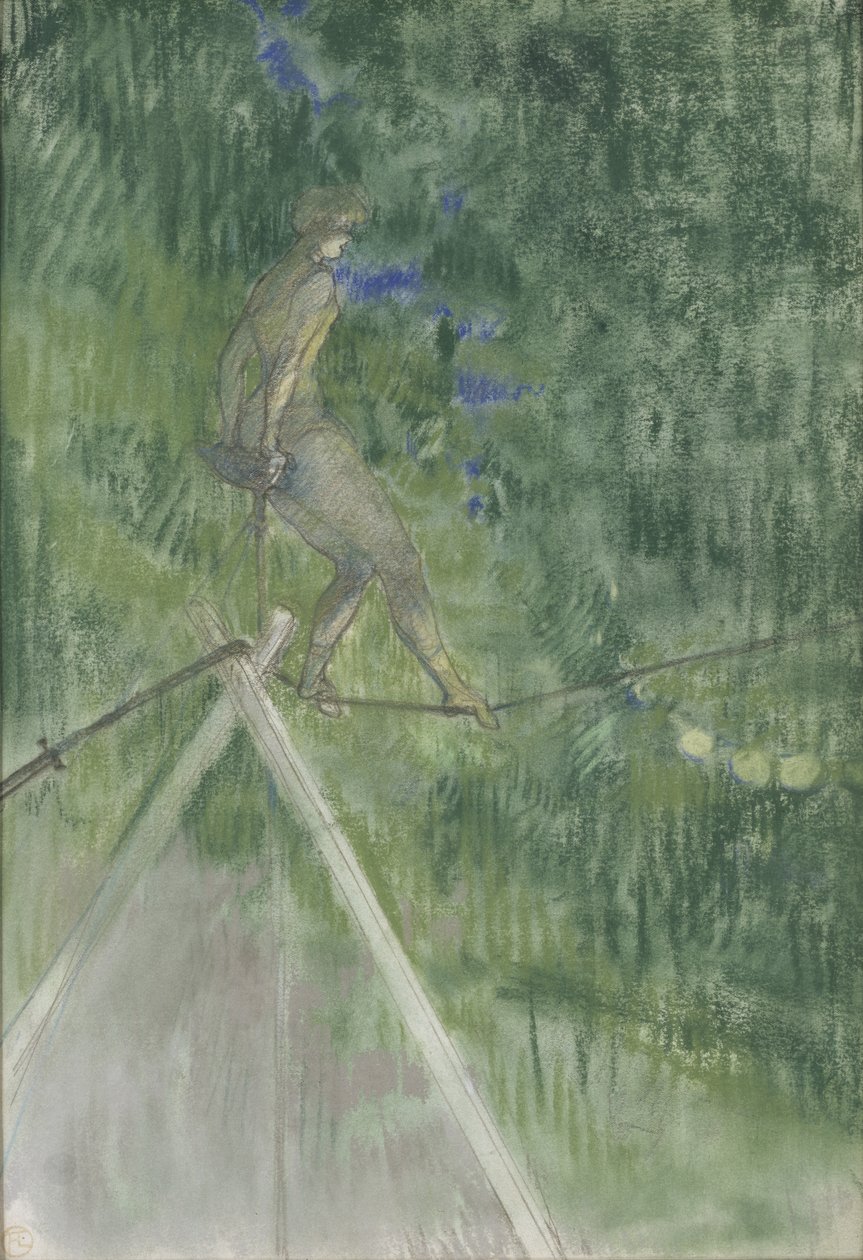 De Koorddanseres door Henri de Toulouse Lautrec