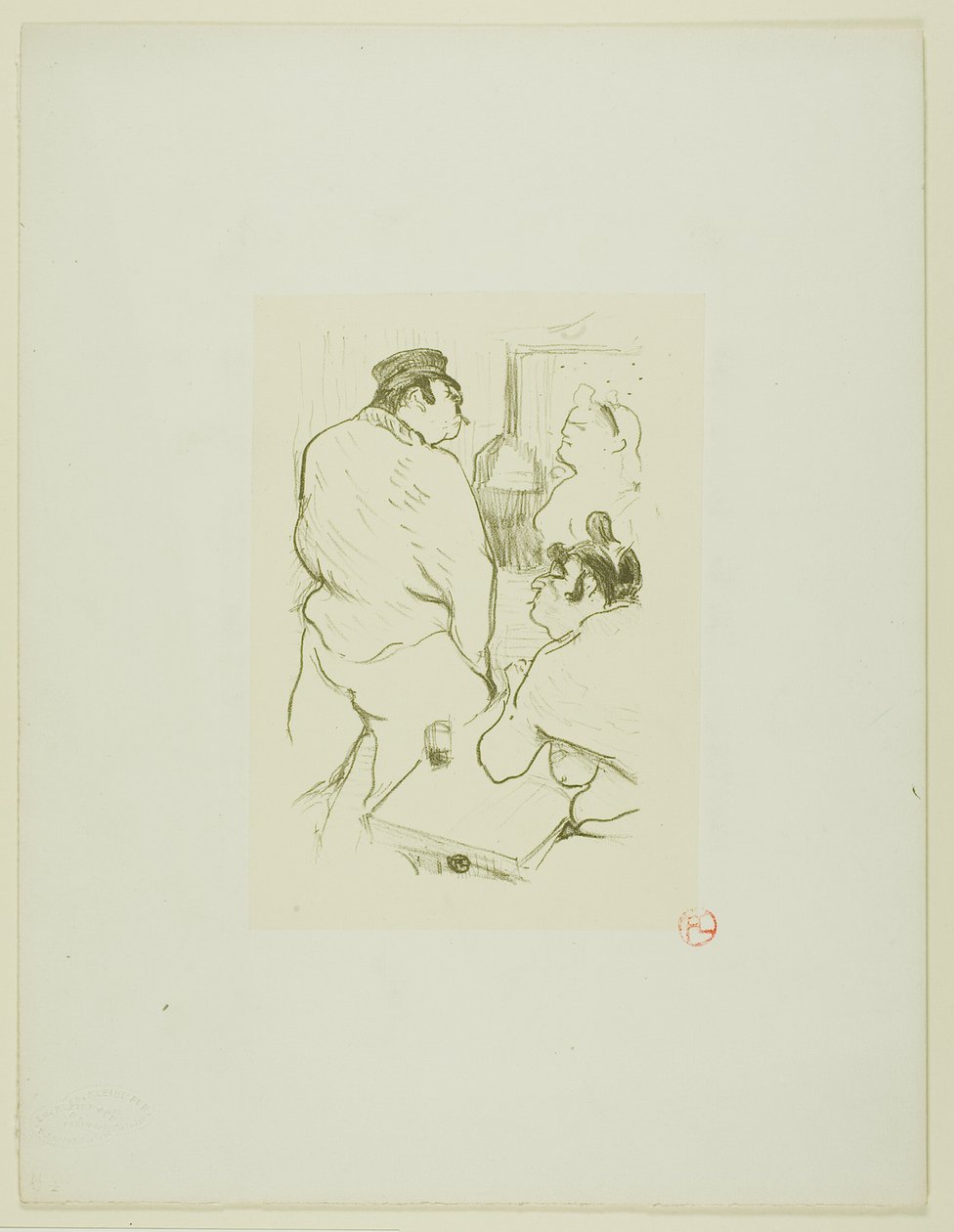 De Terreur van Grenelle door Henri de Toulouse-Lautrec