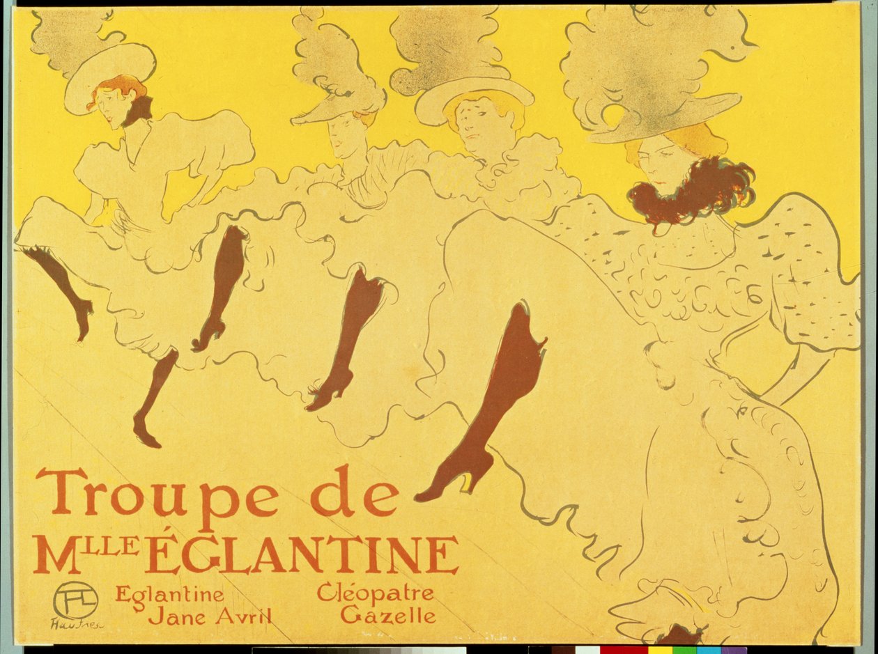 Het Gezelschap van Juffrouw Eglantine, 1896 door Henri de Toulouse Lautrec