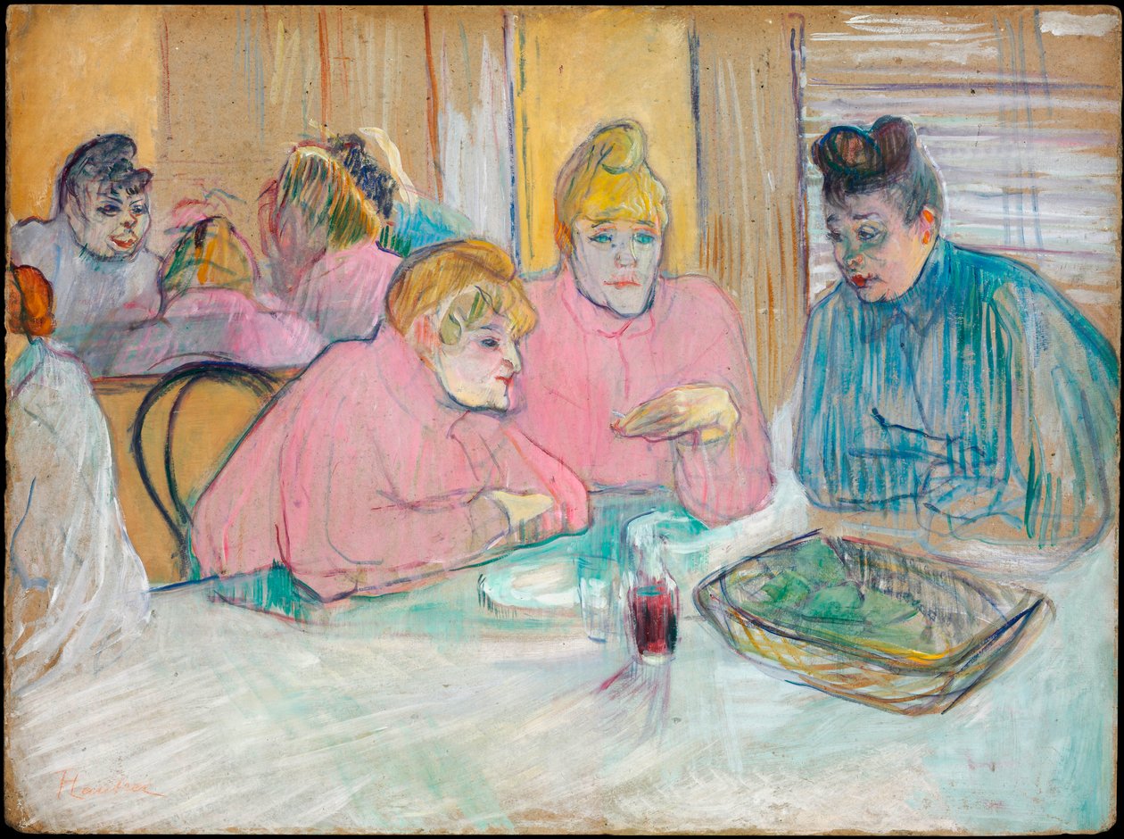Deze dames in de refter, 1893-94 door Henri de Toulouse Lautrec