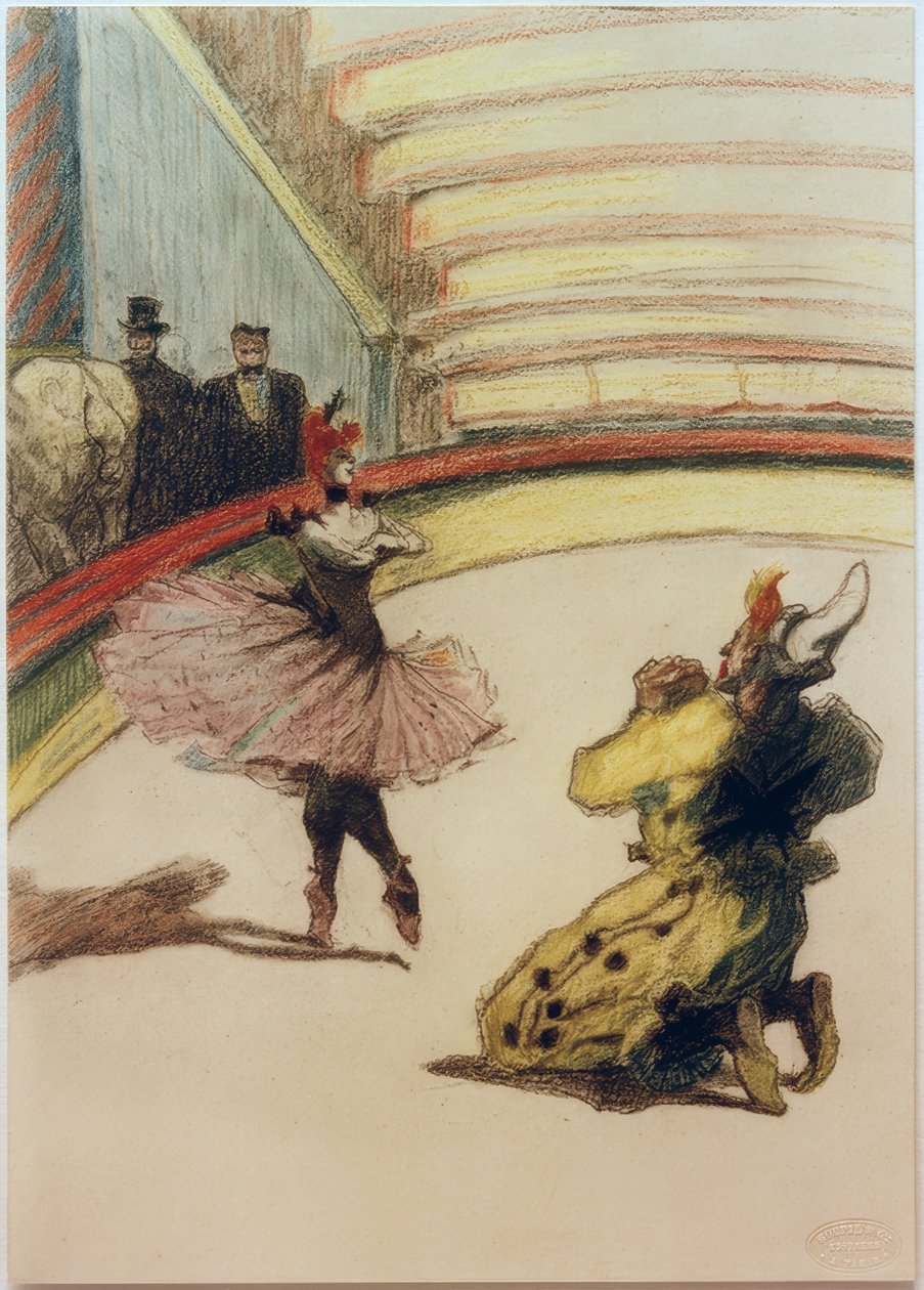 Tapijtwerk door Henri de Toulouse Lautrec