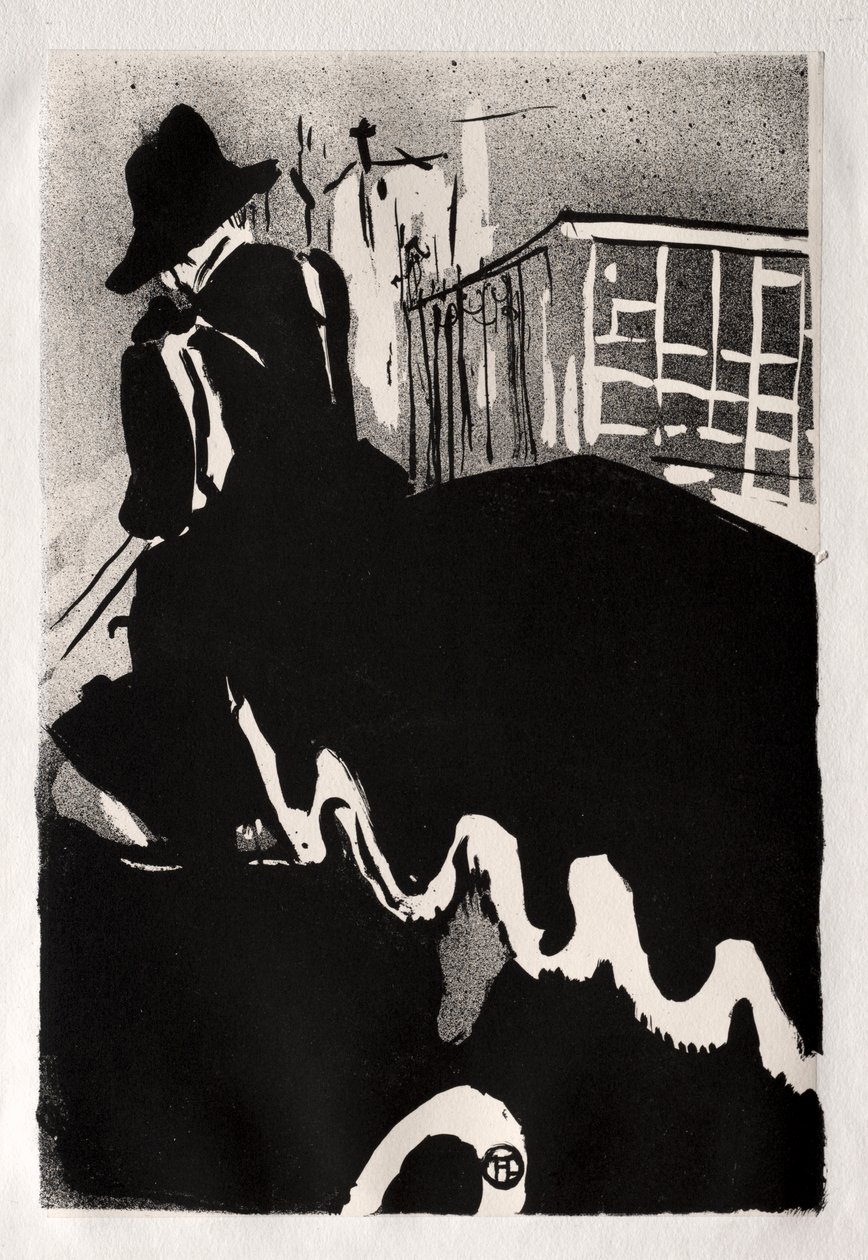Laatste ballade door Henri de Toulouse Lautrec