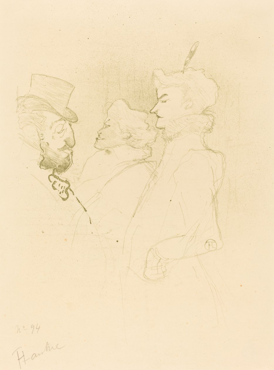 Waarom niet?...Een keer is geen gewoonte door Henri de Toulouse Lautrec