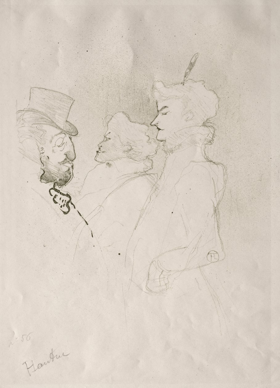 Waarom Niet? Een Keer Vormt Geen Gewoonte door Henri de Toulouse Lautrec