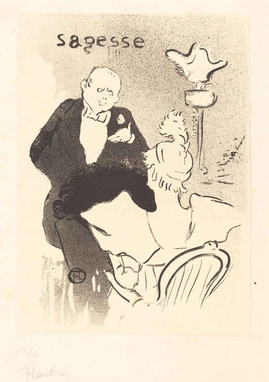 Wijsheid door Henri de Toulouse-Lautrec
